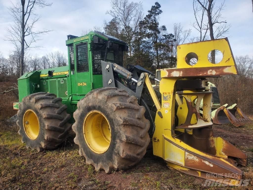 John Deere 843 K Miško pjovimo technika