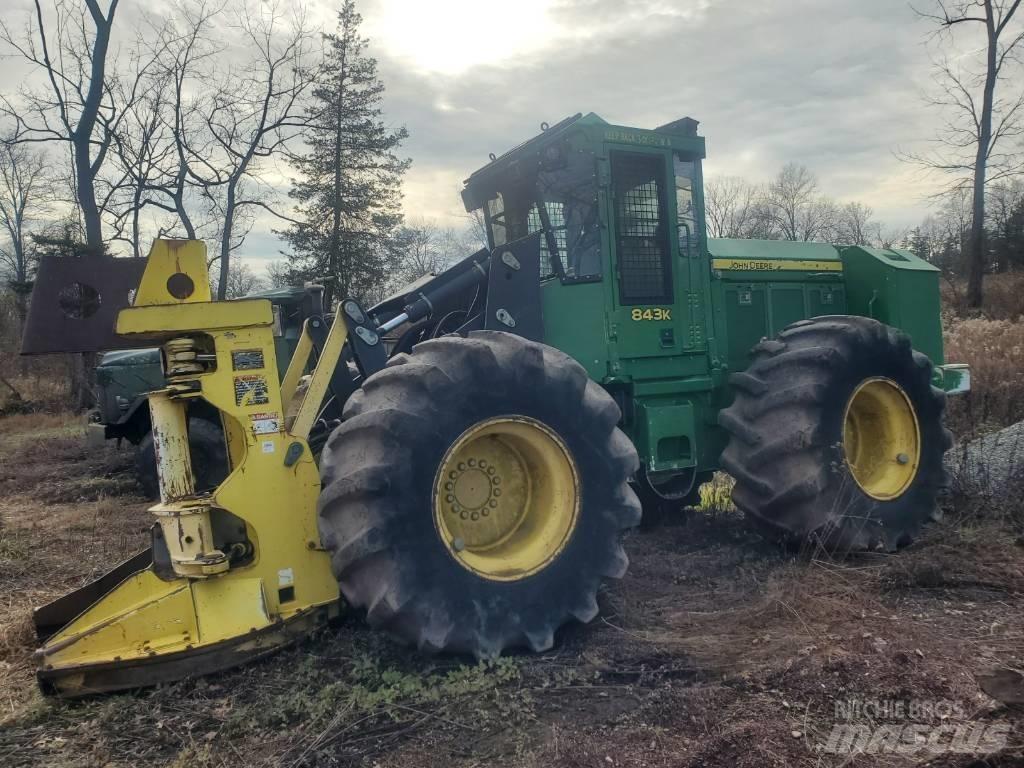John Deere 843 K Miško pjovimo technika