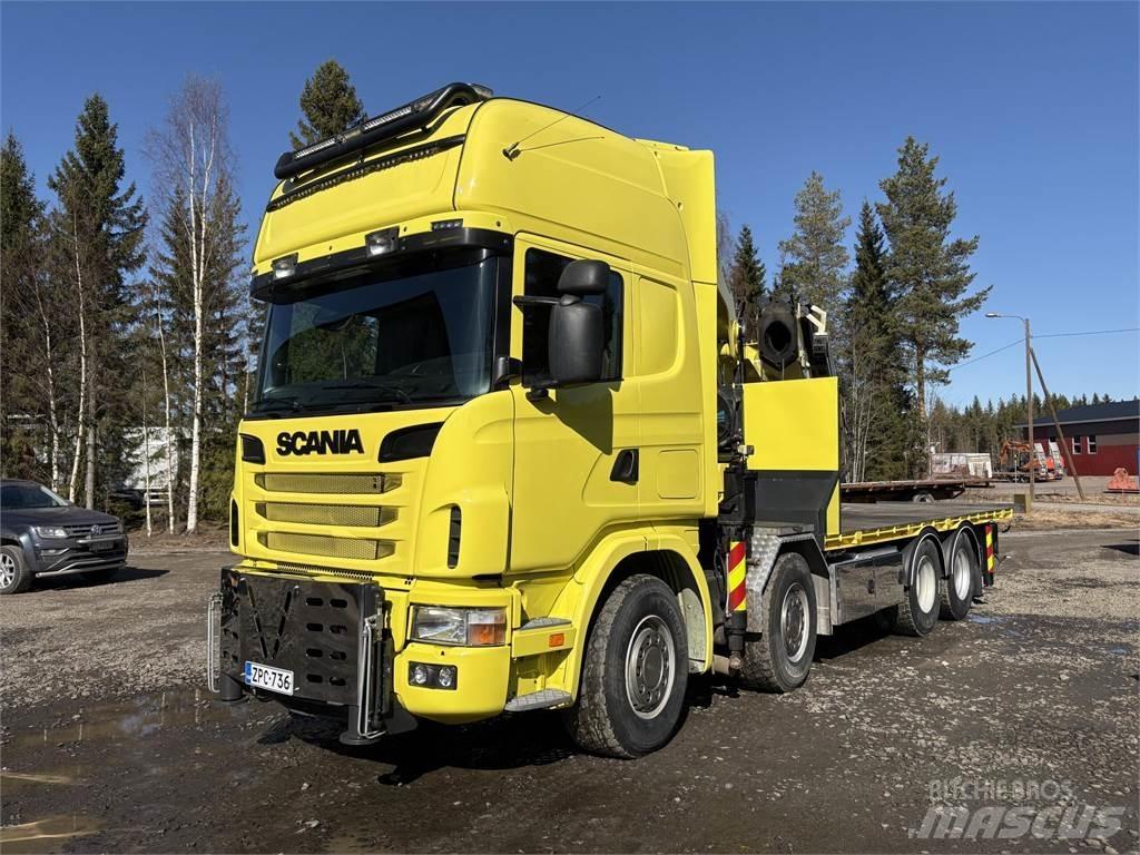 Scania R164G 8*4 Automobiliniai kranai