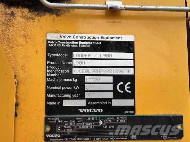 Volvo L 90 H Naudoti ratiniai krautuvai