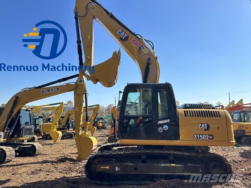 CAT 315D2GC Vidutinės galios ekskavatoriai 7-12 t