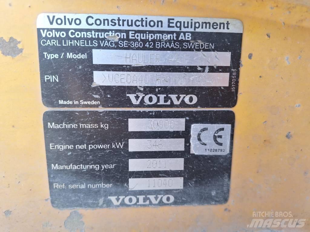Volvo A40F DUMPPERI Karjeriniai savivarčiai