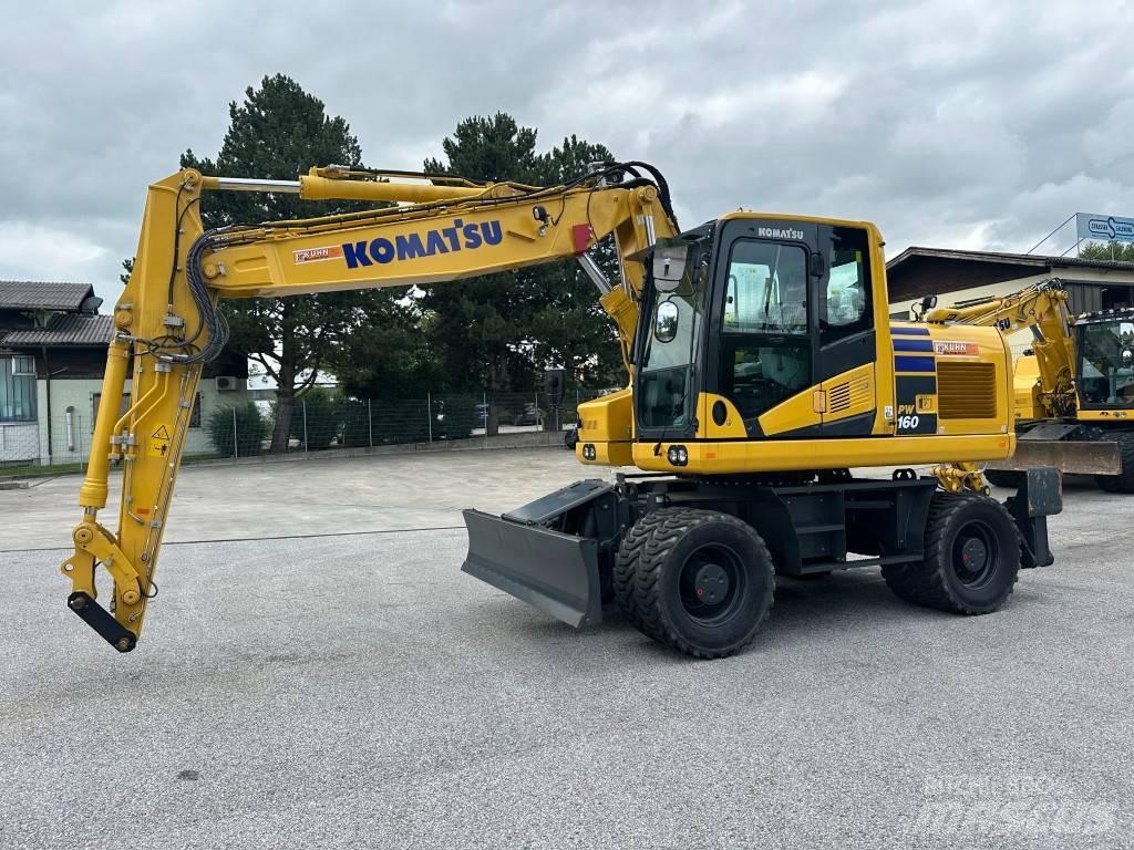Komatsu PW 160-11EO Ratiniai ekskavatoriai