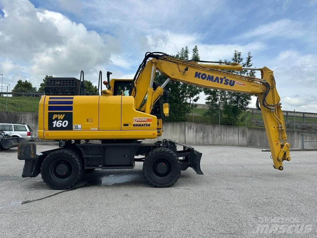 Komatsu PW 160-11EO Ratiniai ekskavatoriai
