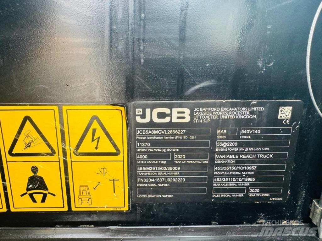JCB 540-140 Teleskopiniai krautuvai