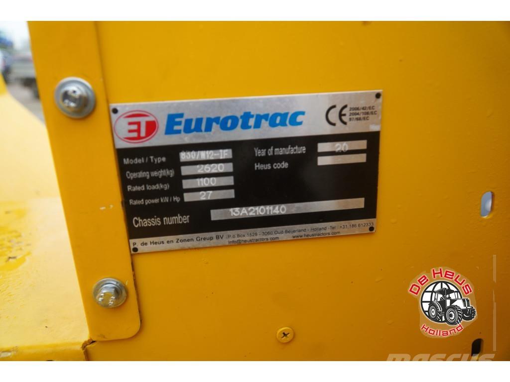 Eurotrac W12IF Naudoti ratiniai krautuvai