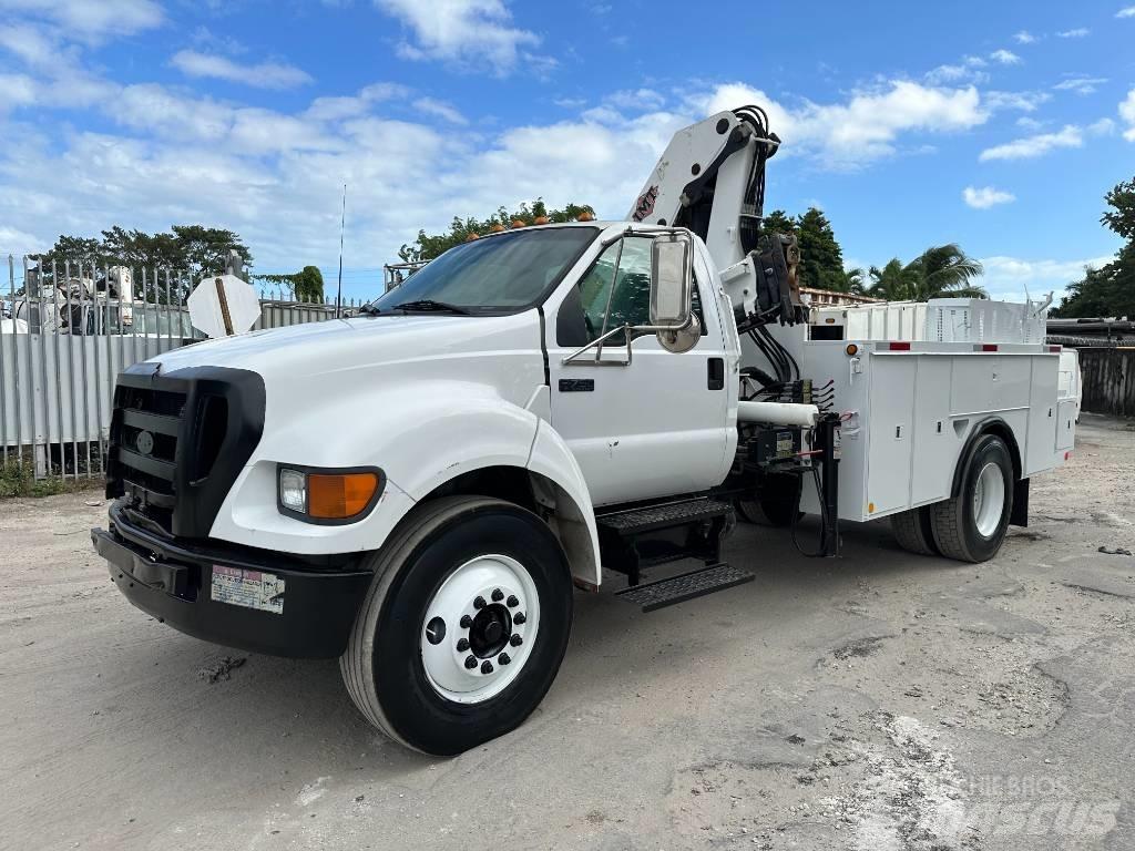 Ford F 750 XL SD Automobiliniai kranai