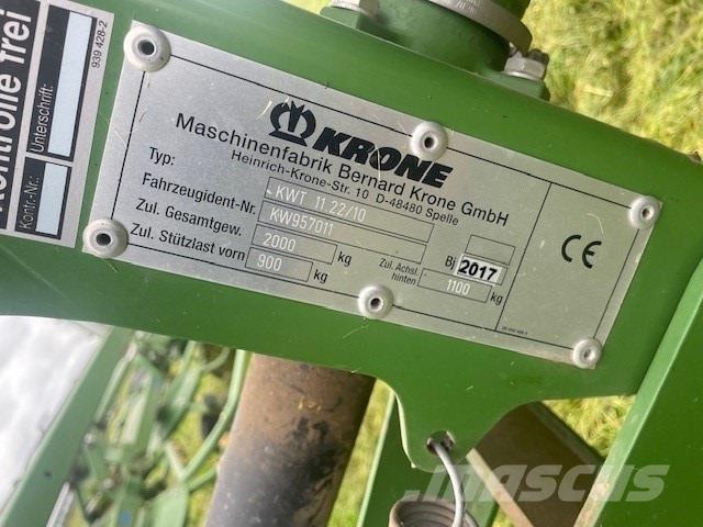 Krone KWT 11.22 Šieno grėbliai ir vartytuvai
