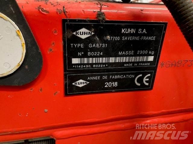 Kuhn GA 8731 hark Šieno grėbliai ir vartytuvai