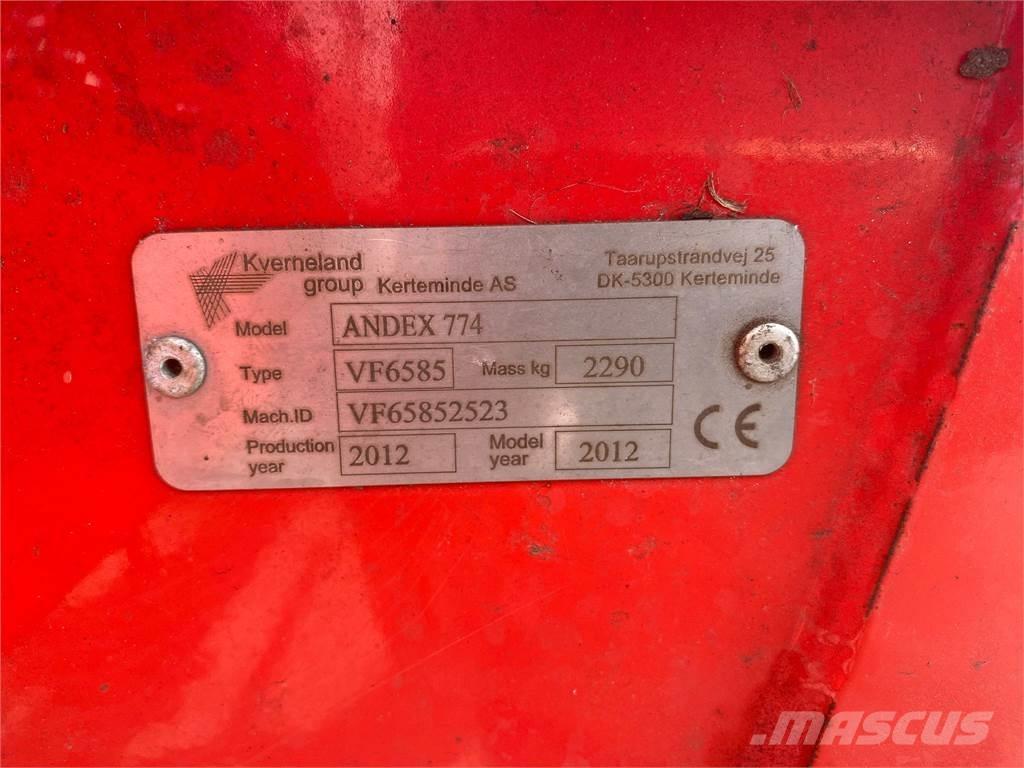 Vicon andex 774 Šieno grėbliai ir vartytuvai