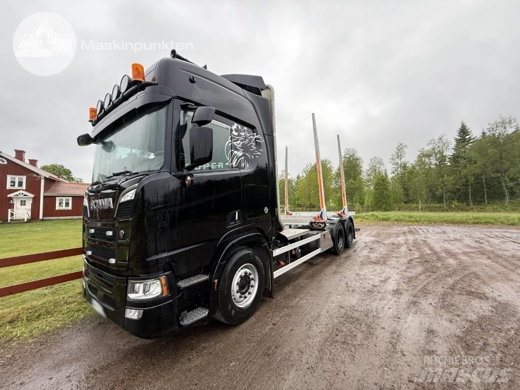 Scania R 580 Miškovežių vilkikai
