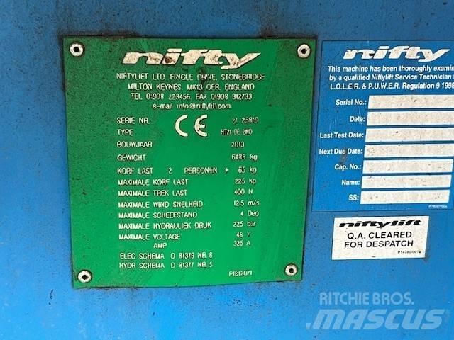 Niftylift HR 21 D E Alkūniniai keltuvai