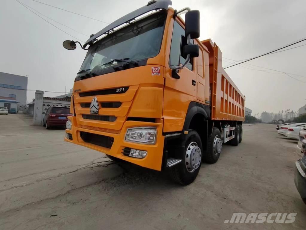 Howo 371 8x4 Savivarčių priekabų vilkikai