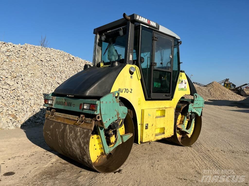 Ammann AV 70-2 Porinių būgnų volai