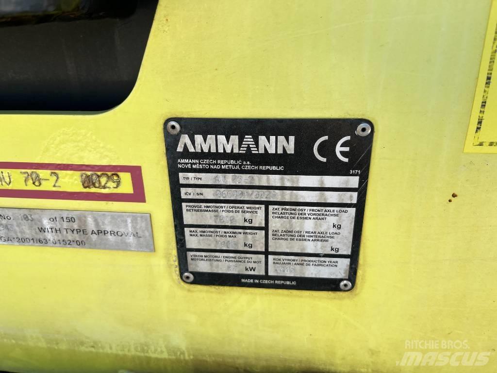 Ammann AV 70-2 Porinių būgnų volai