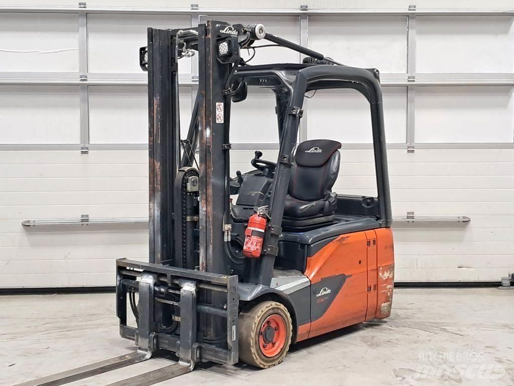 Linde E16-02 Elektriniai šakiniai krautuvai