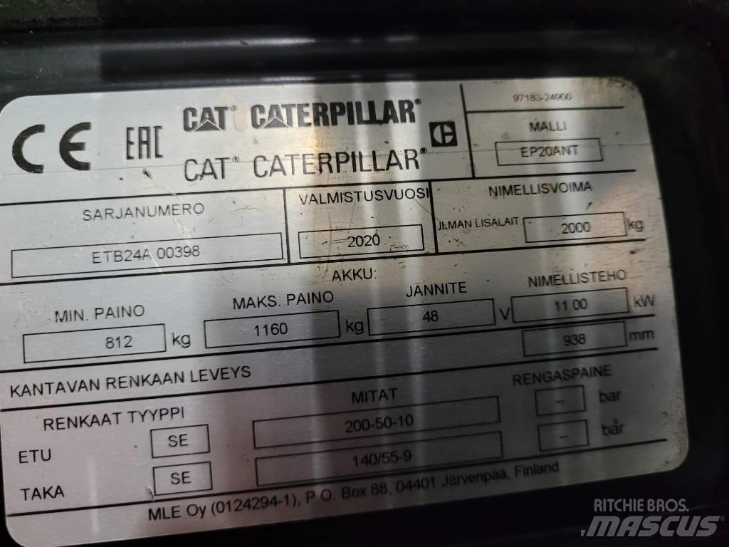 CAT EP20ANT Elektriniai šakiniai krautuvai