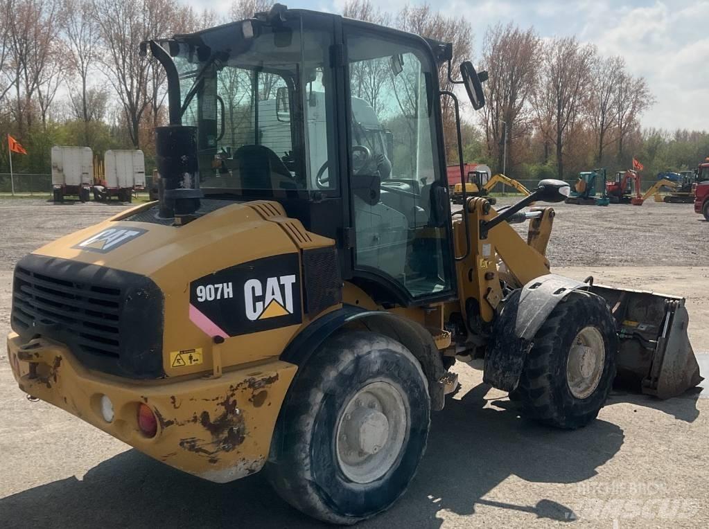 CAT 907 H Naudoti ratiniai krautuvai