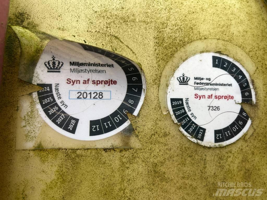 Hardi Mega 1200 Įmontuoti purkštuvai