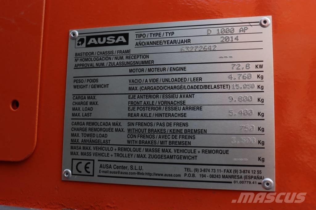 Ausa D 1000 AP Statybiniai savivarčiai sunkvežimiai