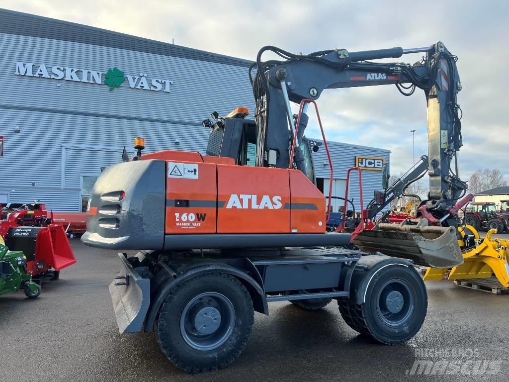 Atlas 160 W Ratiniai ekskavatoriai