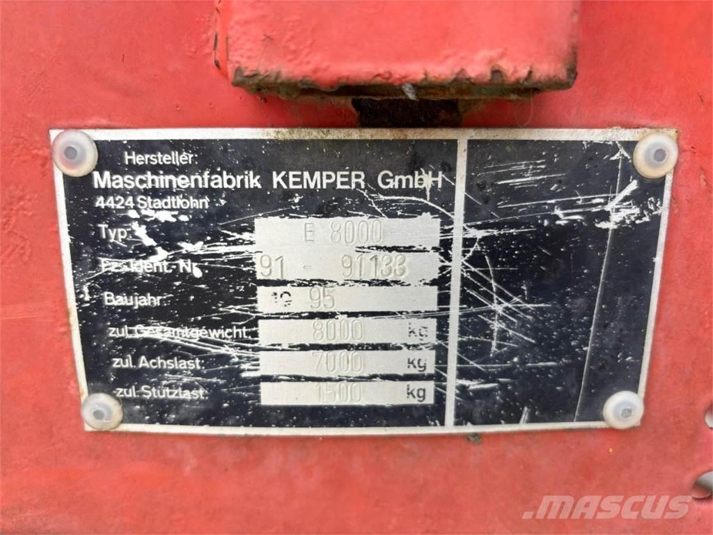 Kemper E 8000 Mėšlo barstytuvai