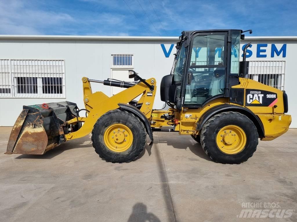 CAT 908 H Naudoti ratiniai krautuvai