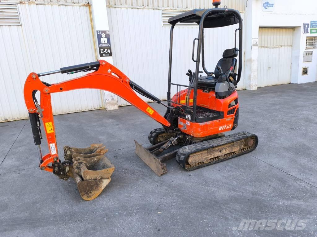 Kubota U 17-3 Mini ekskavatoriai < 7 t