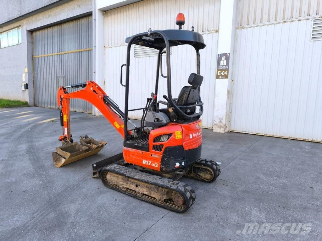 Kubota U 17-3 Mini ekskavatoriai < 7 t