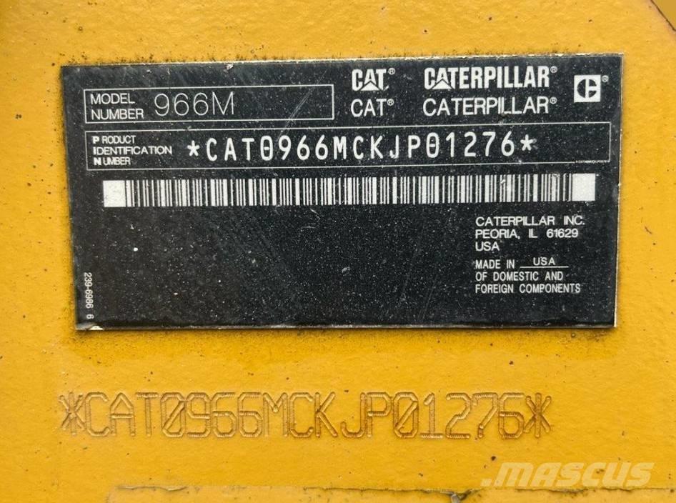 CAT 966 M Naudoti ratiniai krautuvai