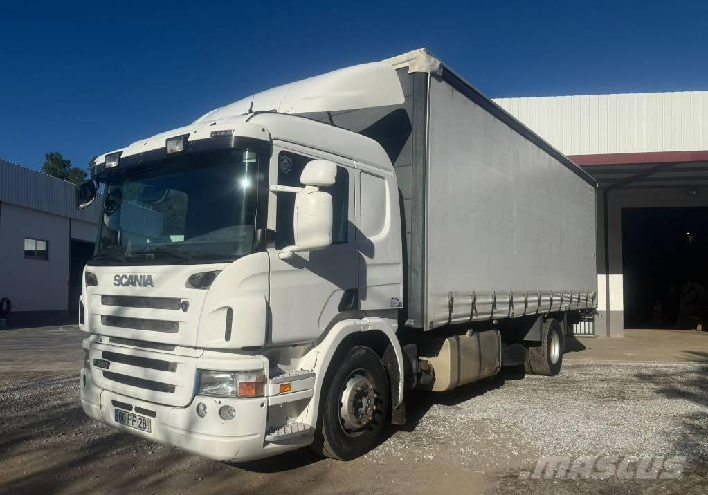 Scania P 380 Priekabos su tentu