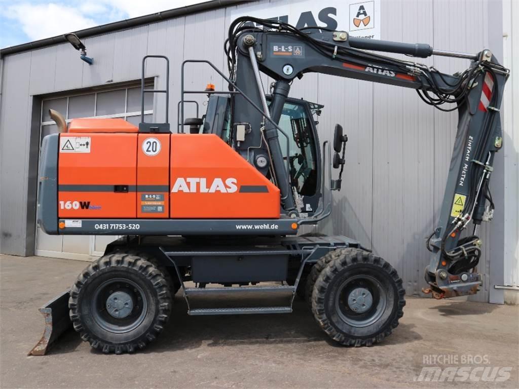 Atlas 160W-BLUE Ratiniai ekskavatoriai