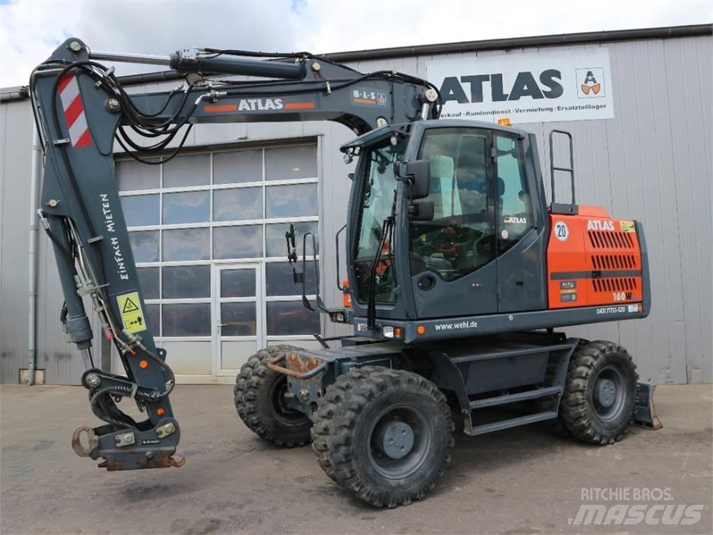 Atlas 160W-BLUE Ratiniai ekskavatoriai