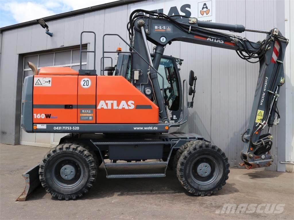 Atlas 160W-BLUE Ratiniai ekskavatoriai