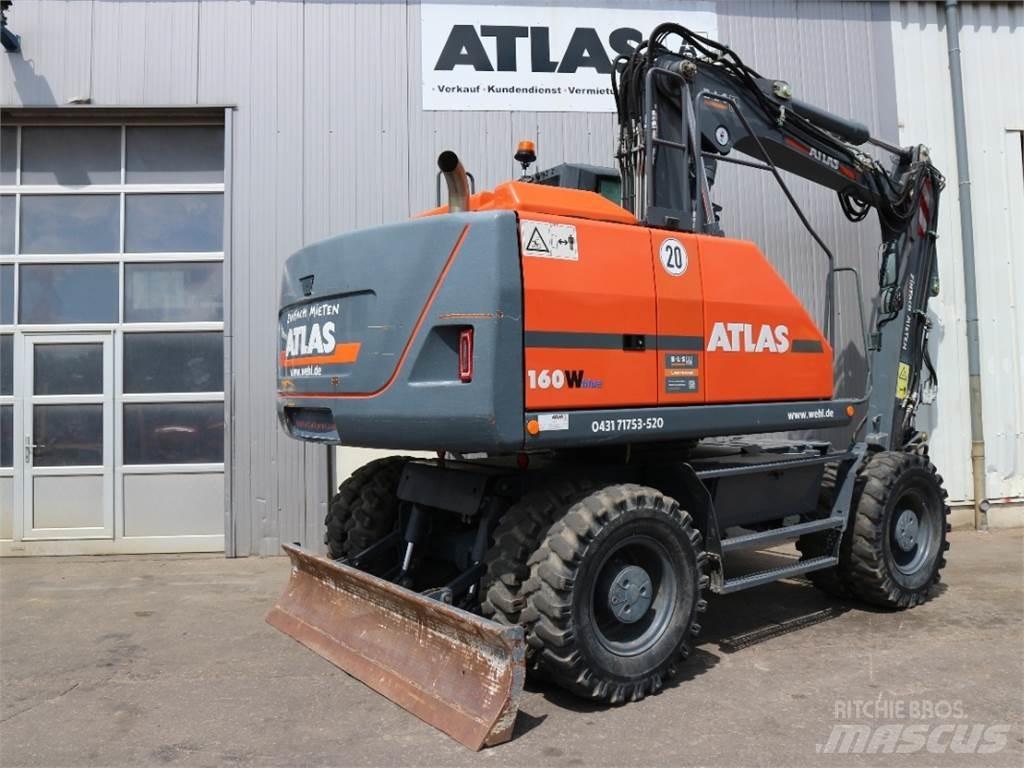Atlas 160W-BLUE Ratiniai ekskavatoriai