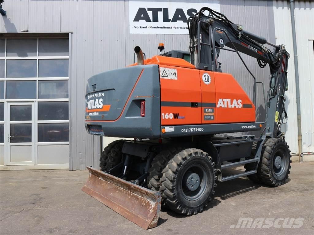 Atlas 160W-BLUE Ratiniai ekskavatoriai