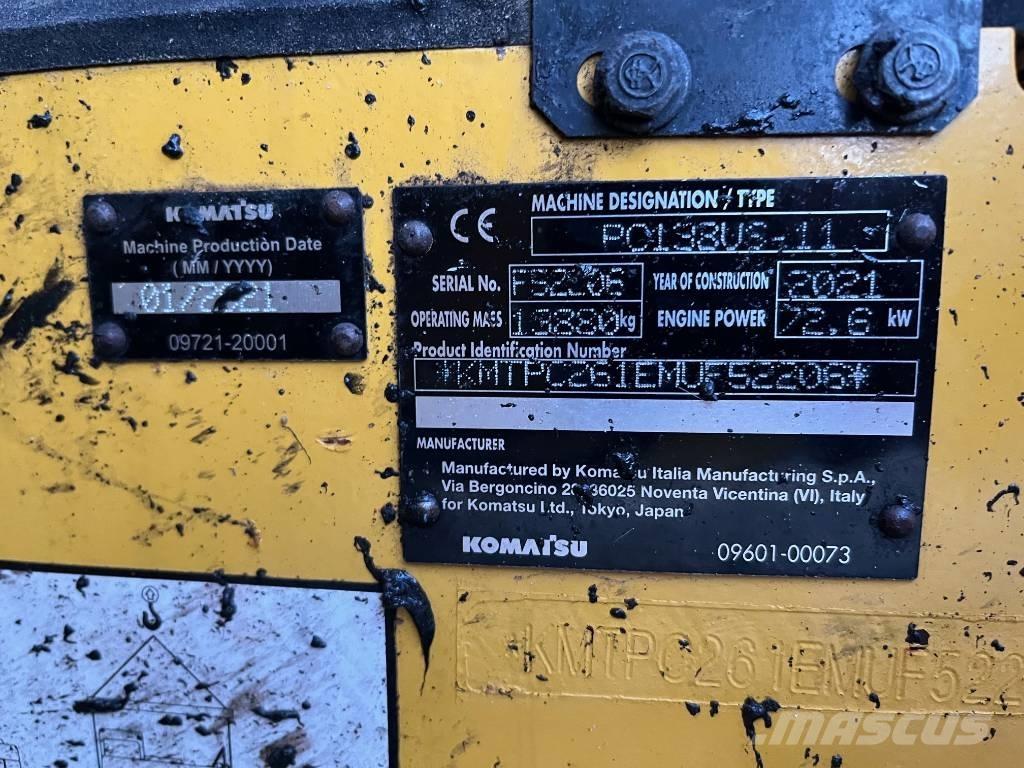 Komatsu PC 138 US-11 Vikšriniai ekskavatoriai