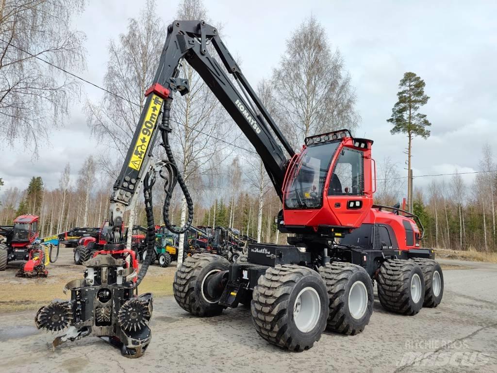 Komatsu 901 XC Miško technika (Harvesteriai)