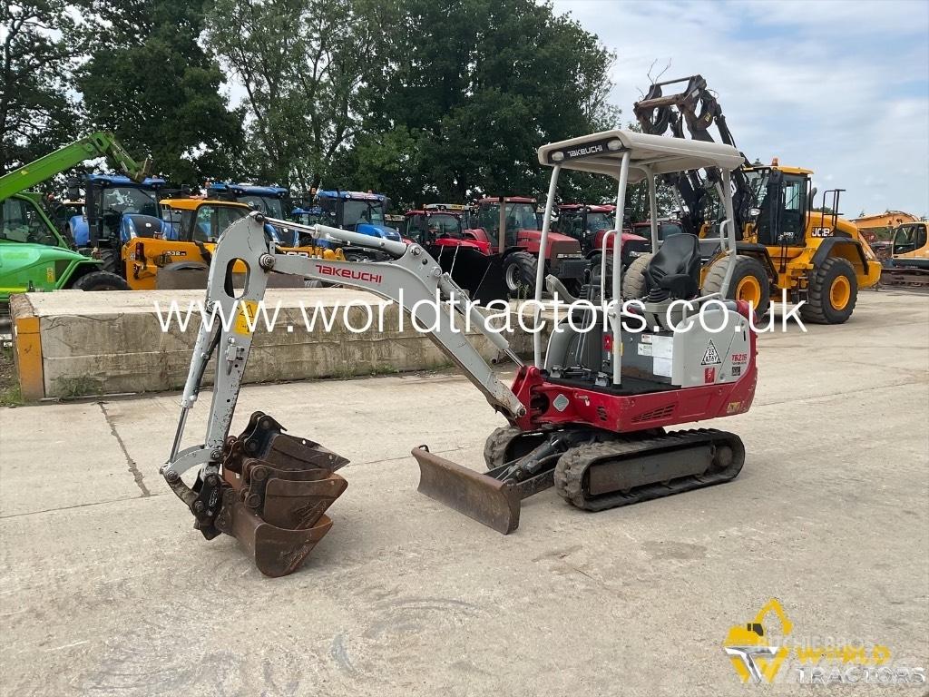 Takeuchi TB 216 Mini ekskavatoriai < 7 t