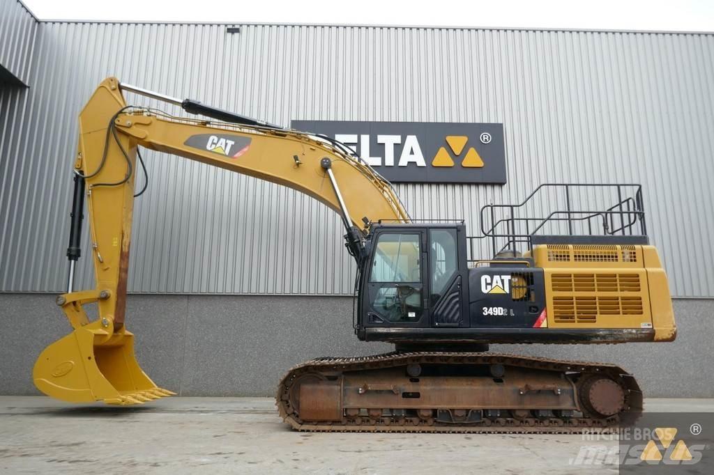 CAT 349D2L Vikšriniai ekskavatoriai