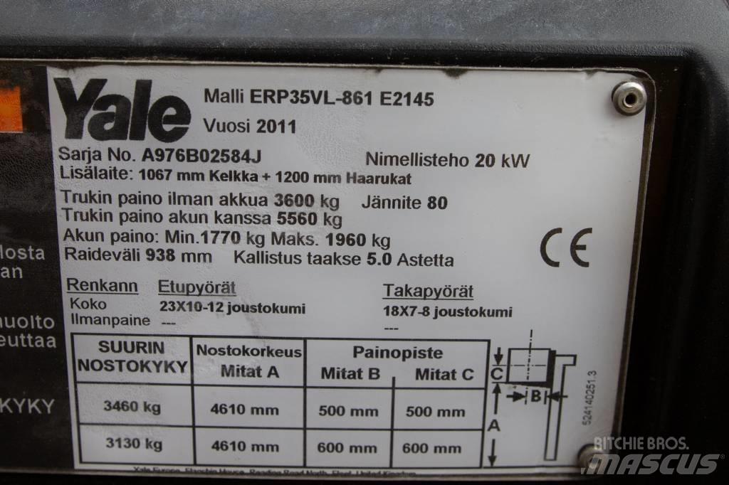 Yale ERP35VL Elektriniai šakiniai krautuvai