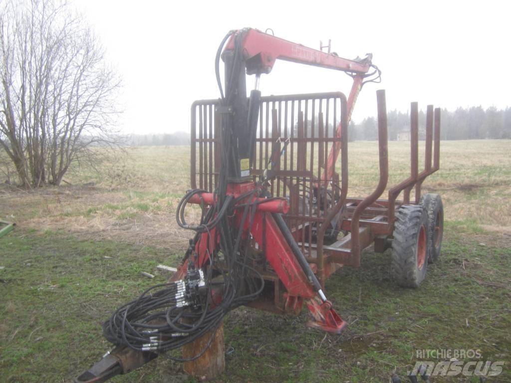 Patu 500 + Metsäkärry Miškovežių priekabos