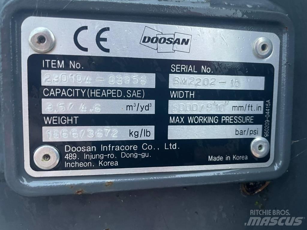 Doosan DL 320-7 Kaušai
