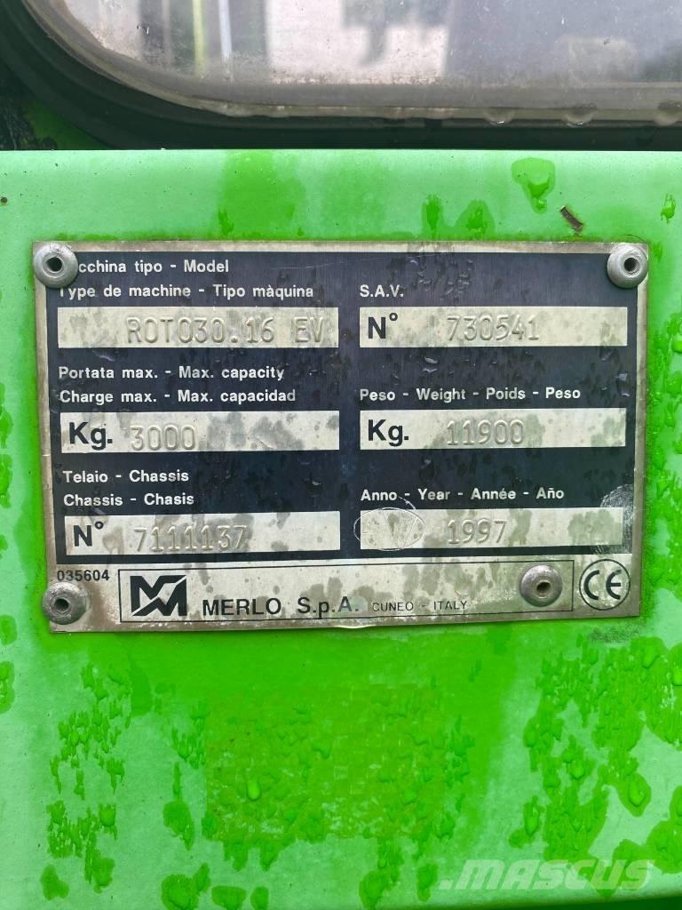 Merlo Roto 30.16 EV Teleskopiniai krautuvai