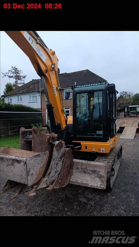 JCB 85Z-2 Vidutinės galios ekskavatoriai 7-12 t