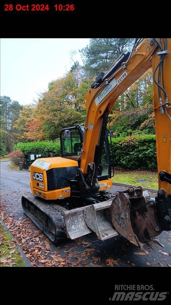 JCB 85Z-2 Vidutinės galios ekskavatoriai 7-12 t