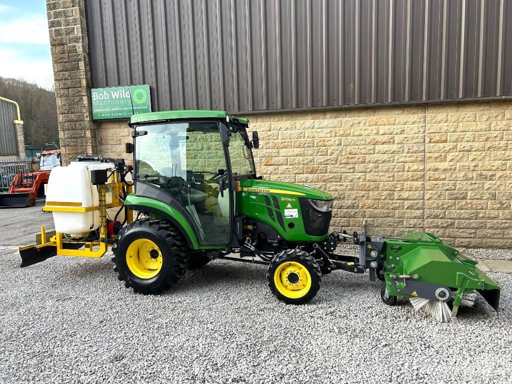 John Deere 2038R Naudoti kompaktiški traktoriai