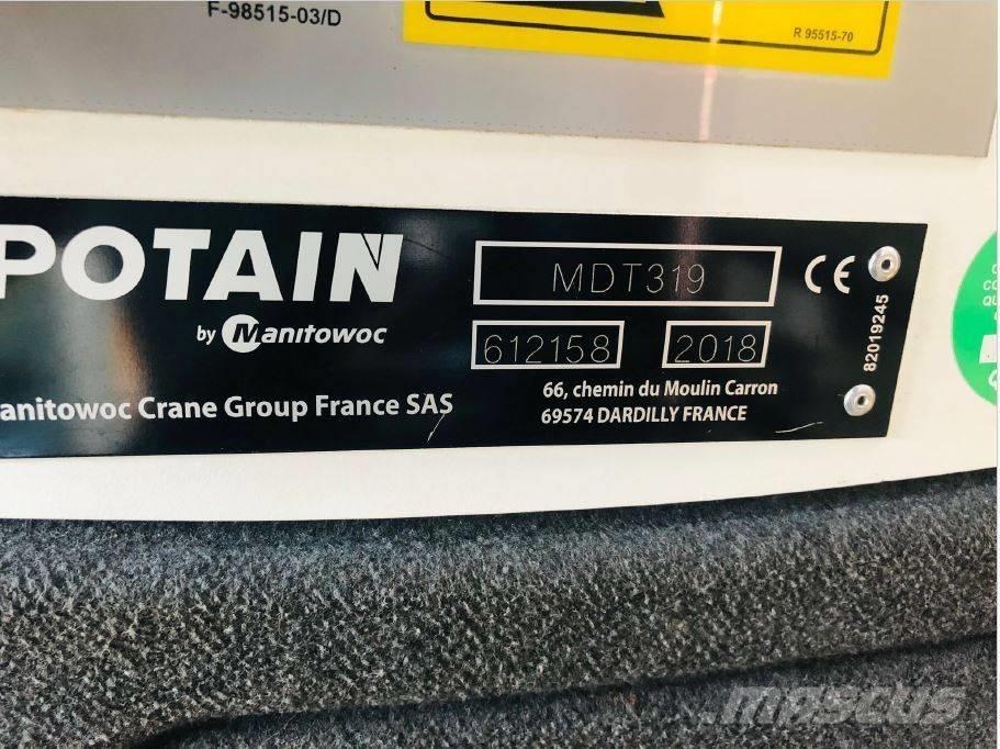 Potain MDT 319 Bokštiniai kranai