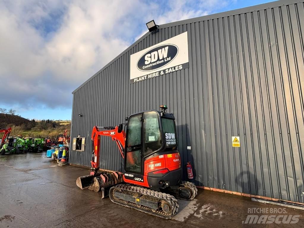 Kubota U 27-4 Mini ekskavatoriai < 7 t
