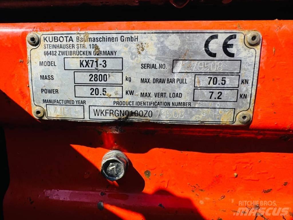 Kubota KX 71-3 Mini ekskavatoriai < 7 t